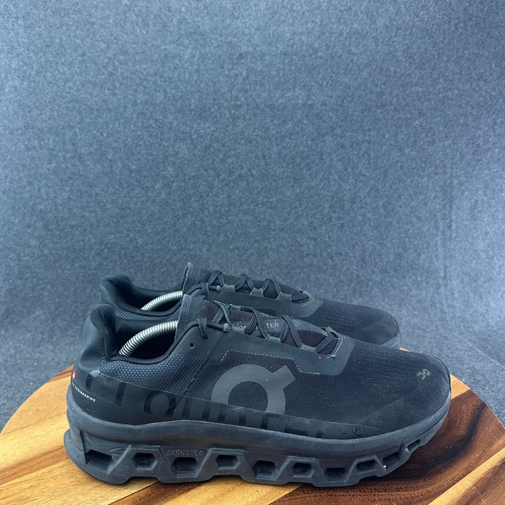 On Running Cloudmonster All Black Mens 13 Running Shoes Sneakers 61.99025